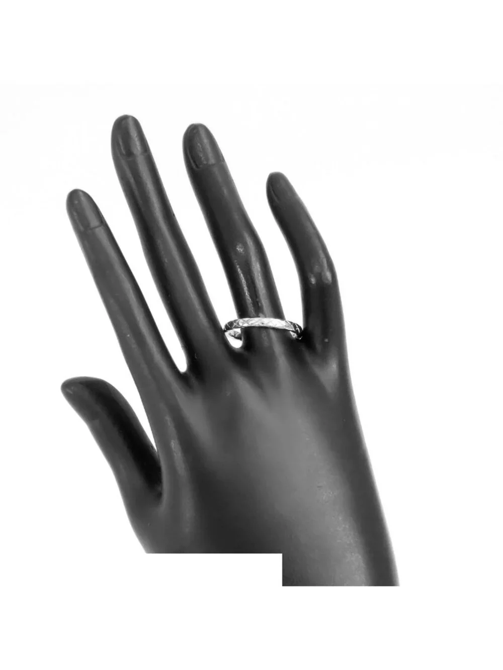 Chanel Coco Crush Collection Ring Platinum Mini